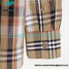 Burberry - New Pocket Embroidered Striped Long-sleeved Shirt T-shirt Burberry - New Pocket Embroidered Striped Long-sleeved Shirt T-shirt